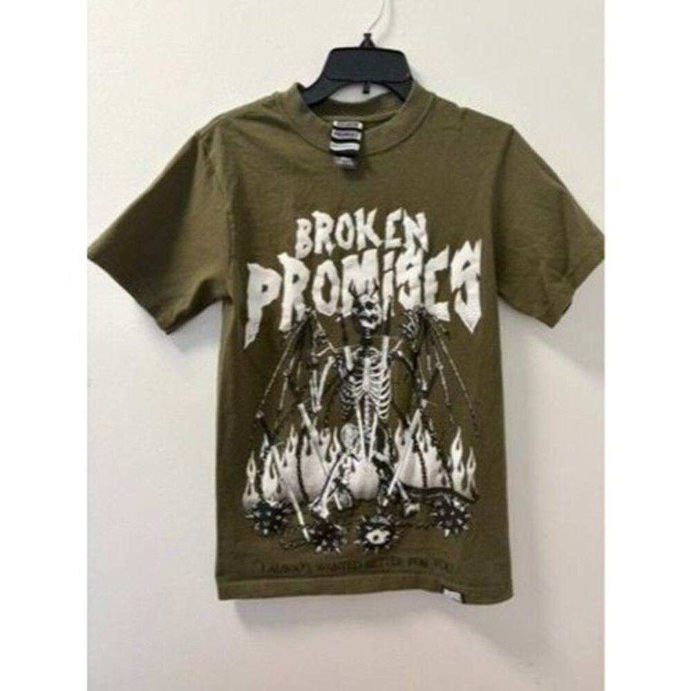 Broken Promises I Always Wanted Better For You Mens S Green T-Shirt Sleeve